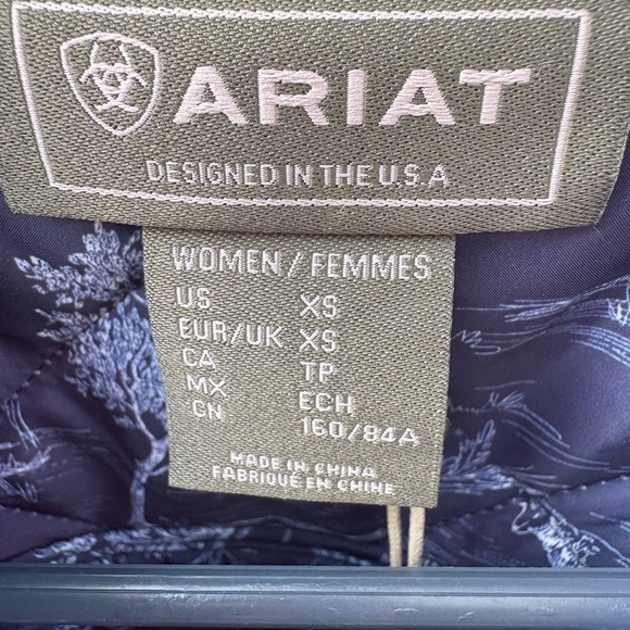 Ariat Navy Belmont Jacket - Picture 2 of 14